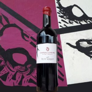chateau la peyre petit verdot, aoc bordeaux supérieur, vin rouge bio