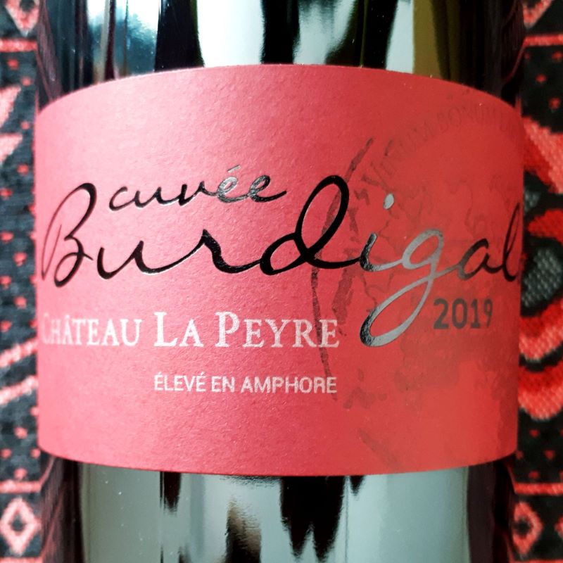 chateau la peyre, burdigala, vin bio de bordeaux en amphore