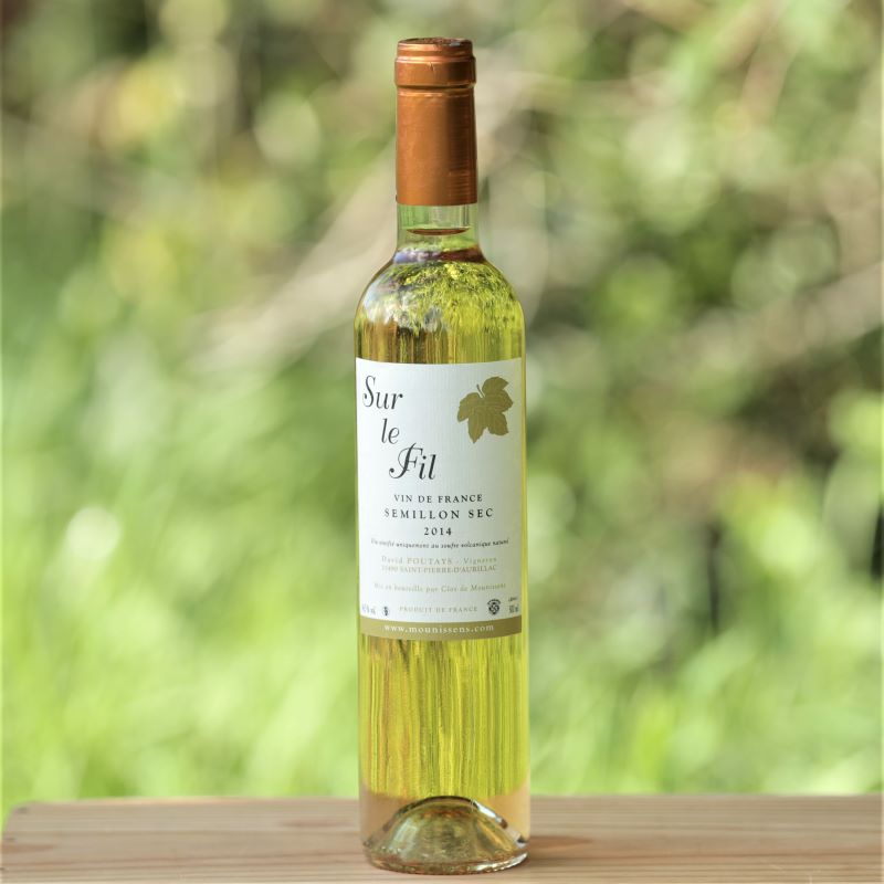 Clos de Mounissens | Sur le Fil 2014 | Vin blanc naturel de Bordeaux | Agriculture Biologique et biodynamie