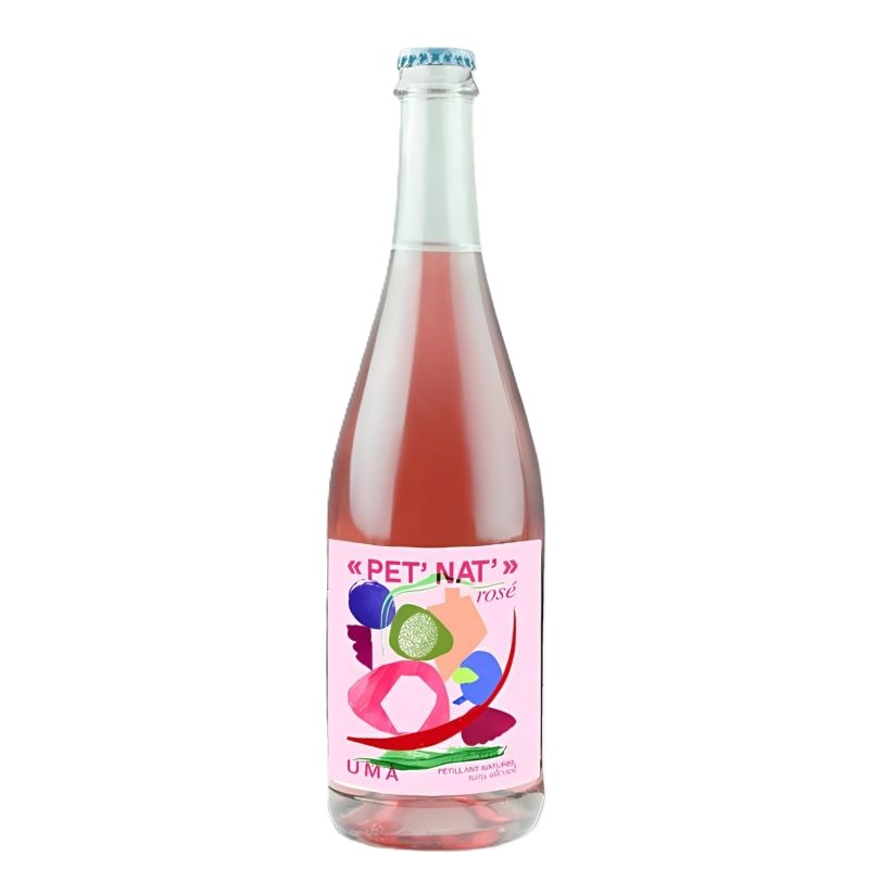Umà, Pet' Nat' rosé, boisson pétillante bio sans alcool aux fruits rouges